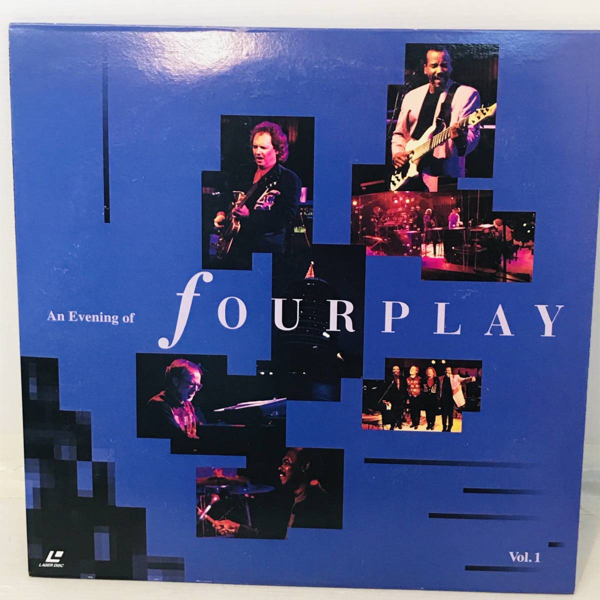 [LD]AN EVENING OF FOURPLAY/VOL.1/BOB JAMES/LEE RITENOUR/NATHAN EAST/HARVEY MASON/PHILLIP BAILEY ( record surface / jacket : VG+ /VG+ )