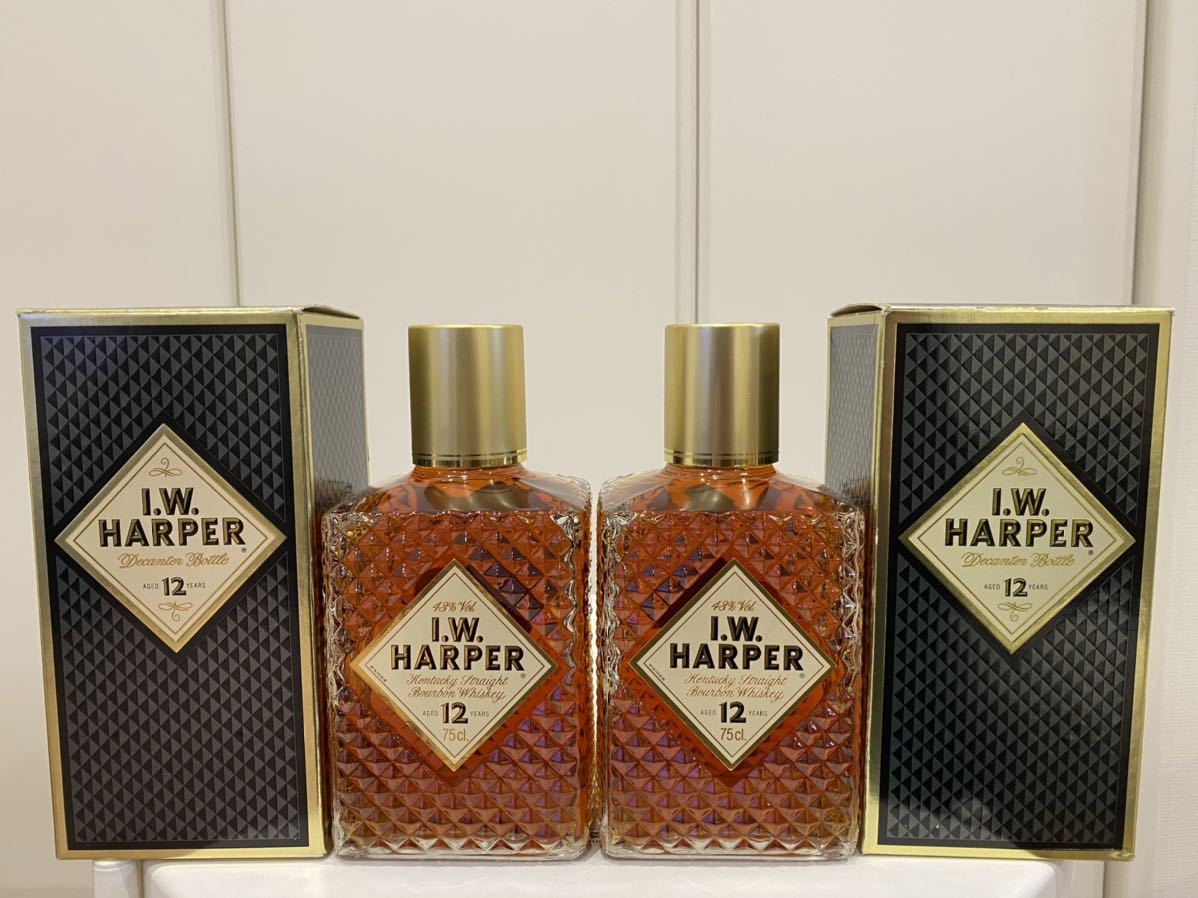 終売 IWハーパー 12年 バーボンウイスキー 750ml 43％ I.W.HARPER 旧