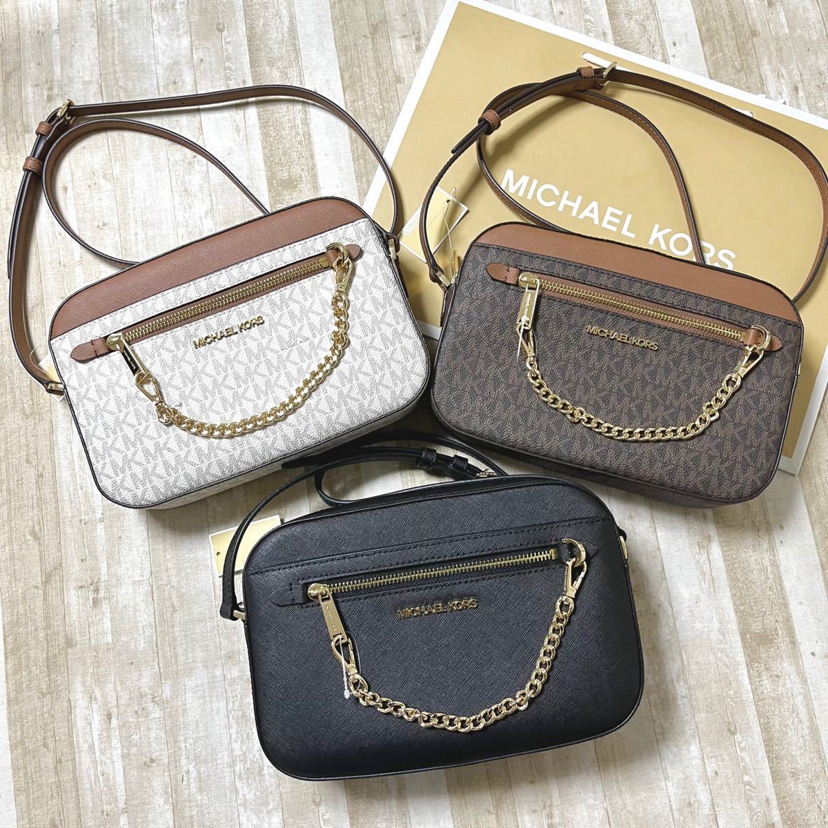 MICHAEL KORS 丸型 ロゴショルダーバッグ マイケルコース ピンク希少