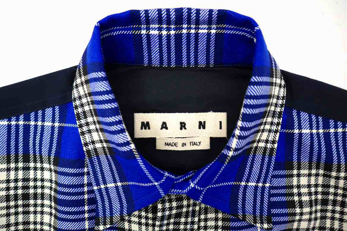 マルニ MARNI 2021AW CHECK TROPICAL WOOL SHIRTS チェック トロピカル