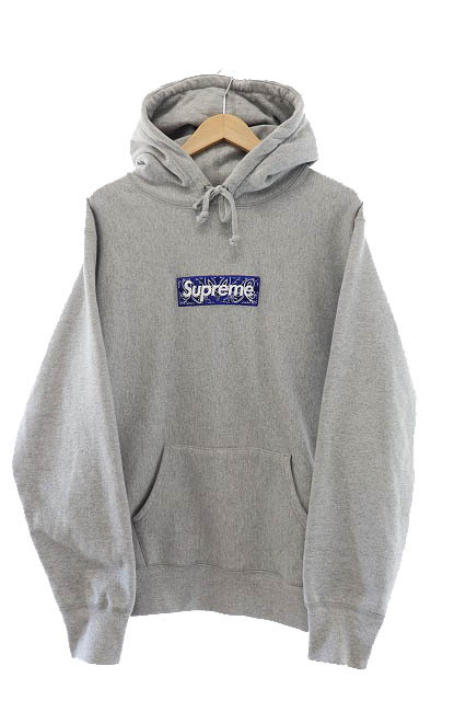 シュプリーム SUPREME 19AW Bandana Box Logo Hooded Sweatshirt