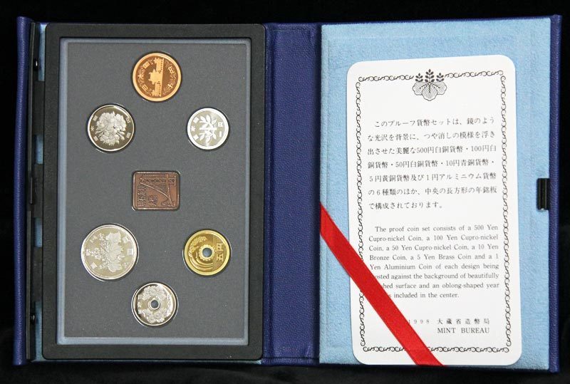 【寺島コイン】　06-14　明石海峡開通記念　　プルーフ貨幣セット　1998/平成10年_画像3