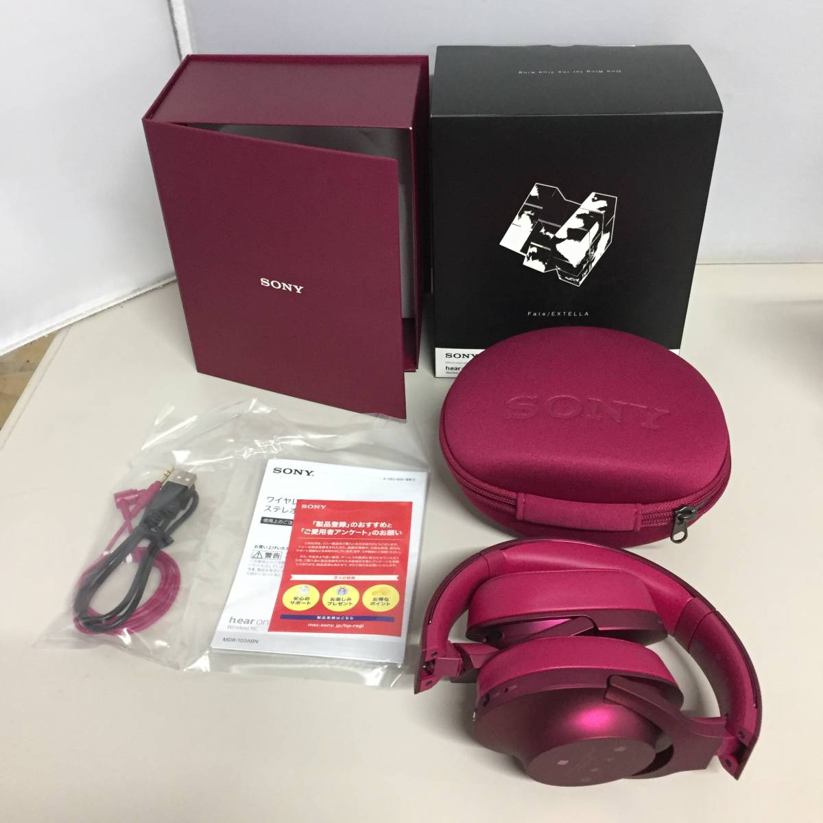 □SONY ソニー h.ear on wireless MDR-100ABN Fate/EXTELLA 「玉藻の前