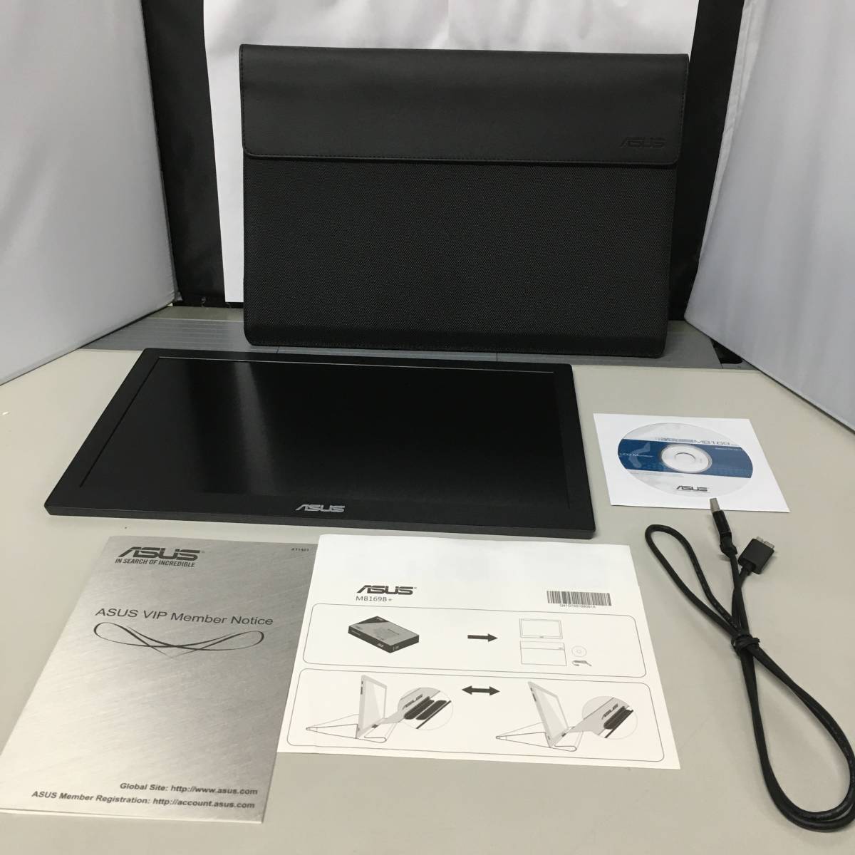 □ASUS MB169B+ IPS フルHD 15.6インチ モバイルモニター 【22/0526/01