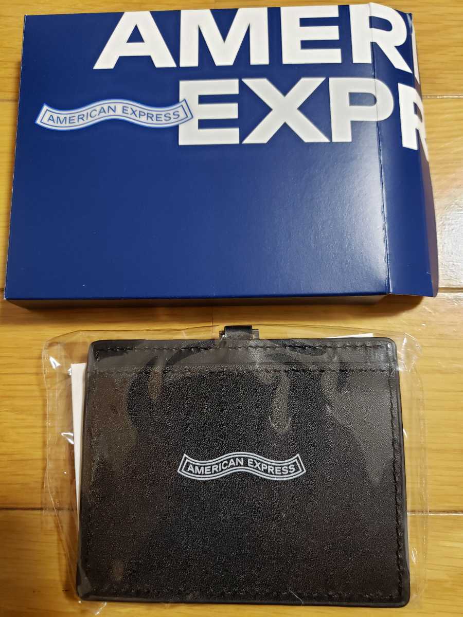 Yahoo!オークション - 【未開封】 AMEX レザーIDホルダー カード Yahoo!オークション - 【未開封】 AMEX レザーIDホルダー カード