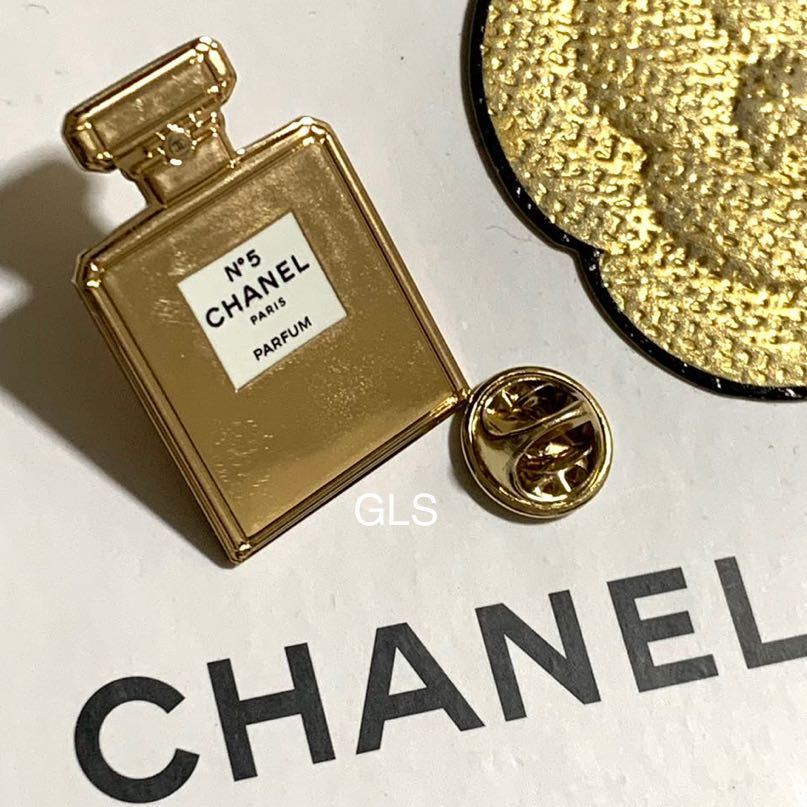 予約販売品 CHANEL シャネル N°5 香水ボトル型ノベルティブローチ 100