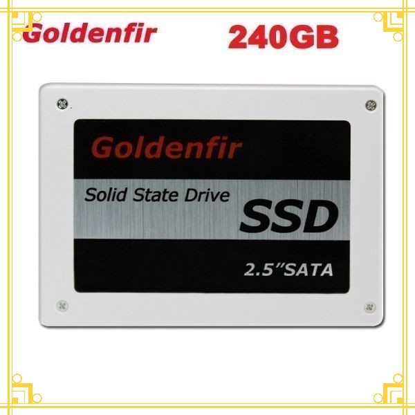 当店ご自慢の最安値【送料0円】SSD Goldenfir 240GB SATA3/6.0Gbps 2.5インチ 高速 NAND TLC 内蔵 デスクトップPC_画像1