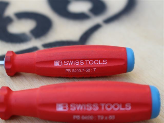 [ new goods * unused ]PB SWISS TOOLS Switzerland grip * torx screwdriver hek slow b Driver T9*T7 2 pcs set 