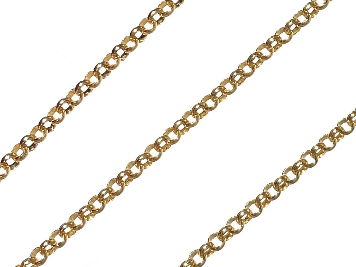  roll chain 16inch K18 Gold gold 16 -inch 40cm 5.1g necklace jewelry accessory precious metal [ used ]xx17-23990RS