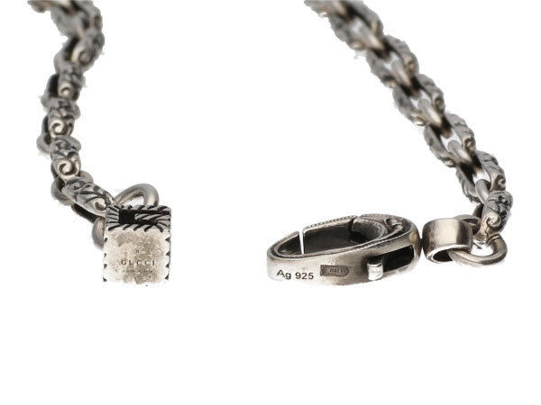 GUCCI グッチ Gキューブ ブレスレット 550888 AG925シルバー クリア