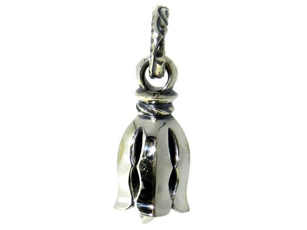 LONE ONES Lone Ones silk bell pendant L size MFP-0054 silver necklace top charm [ used ]20-3317RS