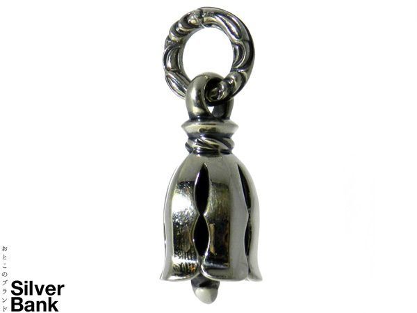 LONE ONES Lone Ones silk bell pendant L size MFP-0054 silver necklace top charm [ used ]20-3317RS