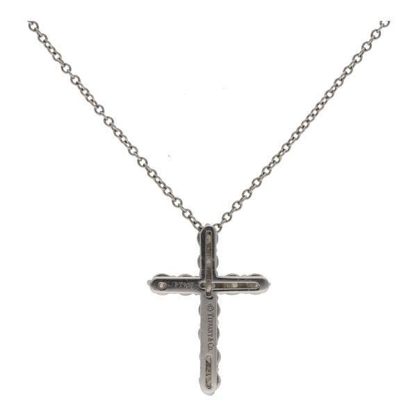 新入荷 流行 ティファニー TIFFANY CO. クロス ペンダント S Pt950