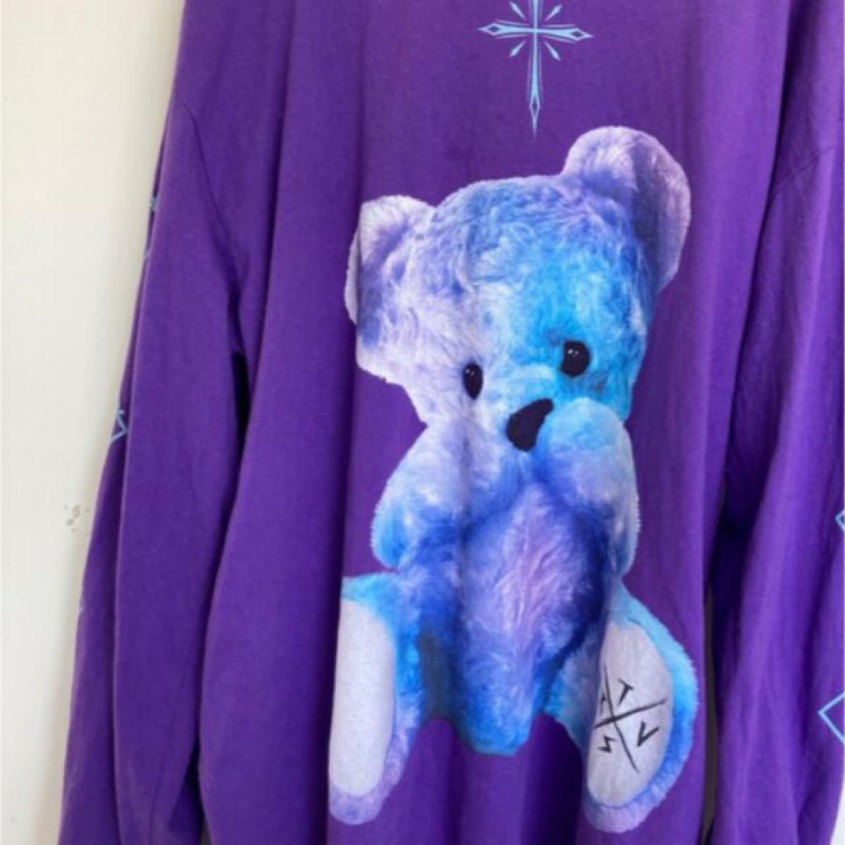 TRAVAS TOKYO Furry bear L S Tee くま ロンT - Tシャツ