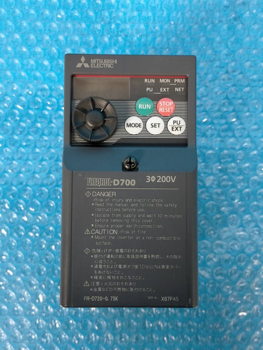 ございます ヤフオク! - 三菱電機製インバーターFR-D720-0.75K(2022年