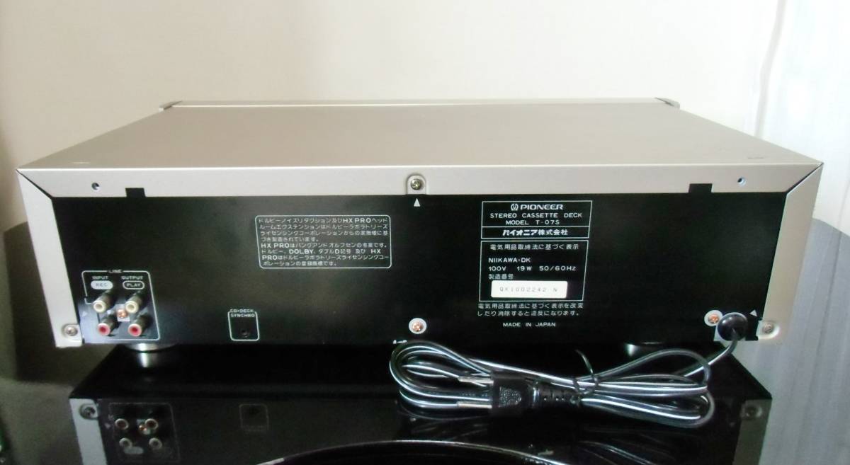 良品！PIONEER T-07S ３HEAD dolby S搭載 高域伸びます！_画像10