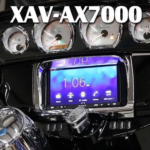 XAV-AX7000 ハーレー SONY ナビ ソニー バガー FLHXS FLTRXS FLHTK