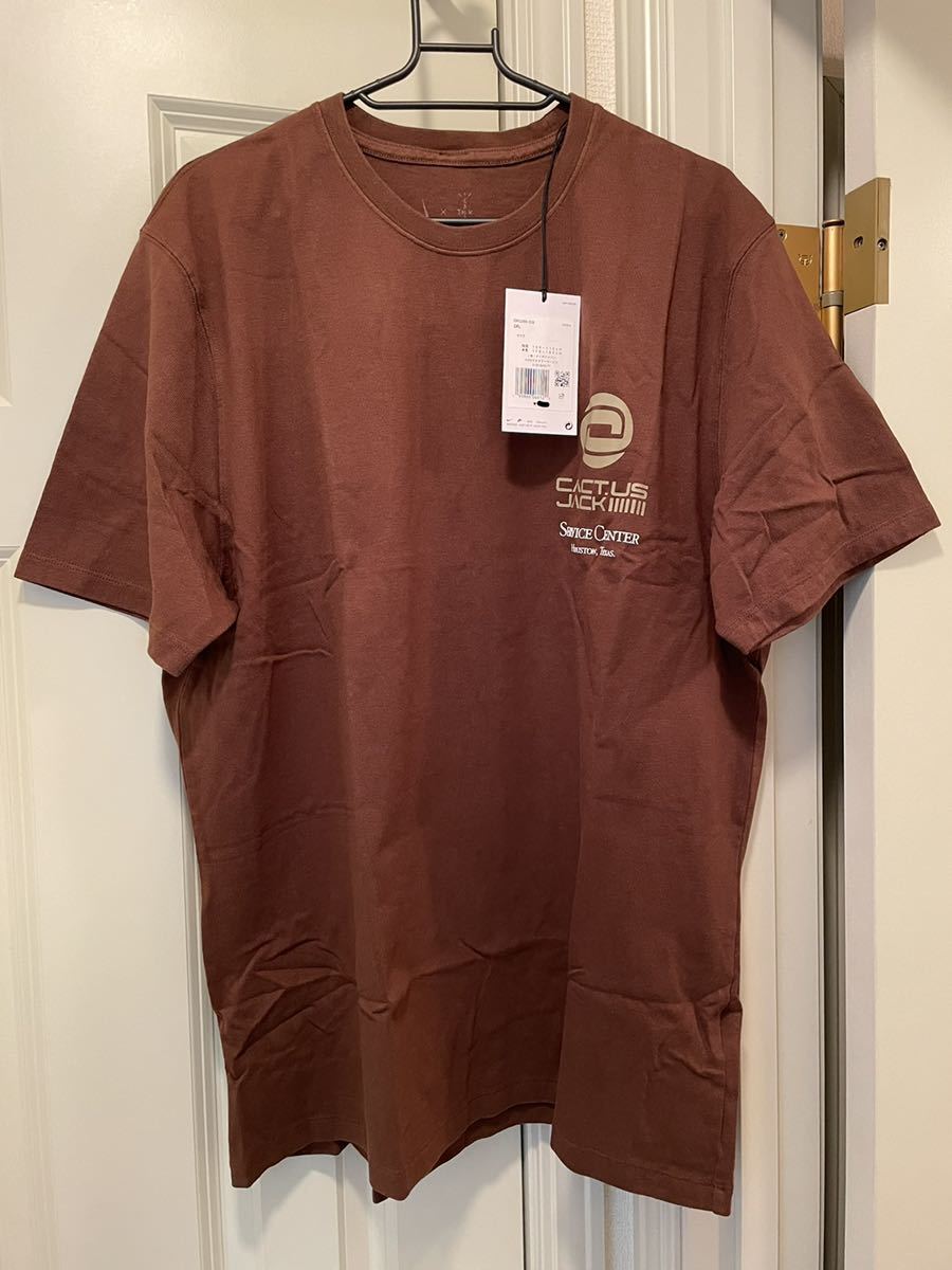 2XL Nike CACT.US CORP Tee Brown ナイキ カクタスユーエスコープ Tシャツ ブラウン Travis Scott トラヴィス スコット 半袖Tシャツ XXL_画像4