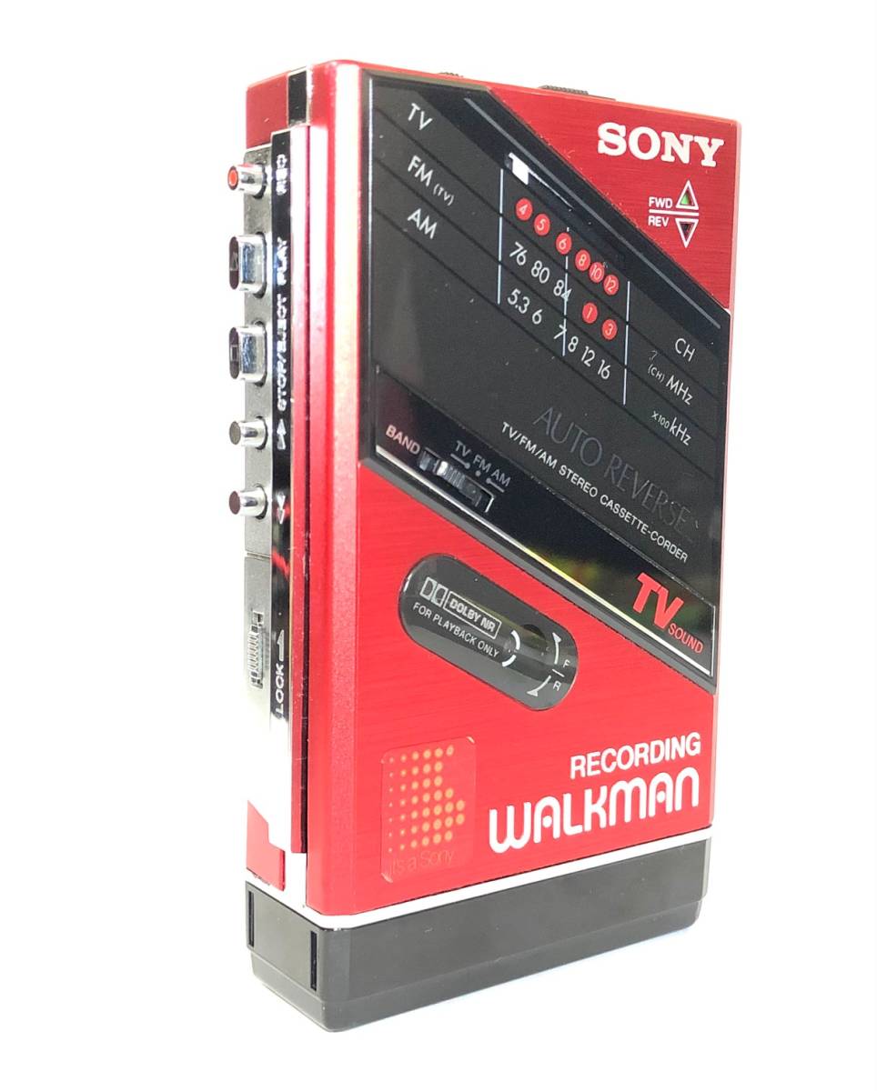 極美品][整備品] SONY ウォークマン WM-F202 (カセットテープ 再生