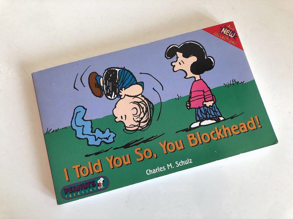 洋書文庫『 I Told You So, You Blockhead! 』Charles M.Schulz PEANUTS TREASURY_画像1