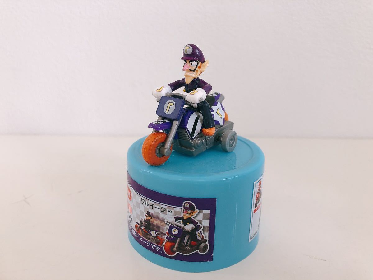 2008 year Nintendo Mario Cart Wii pullback bike 5 kind Suntory coffee Boss 