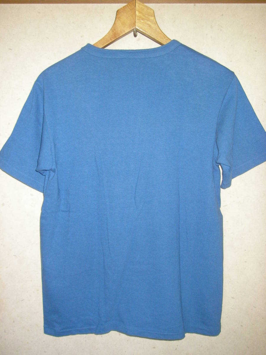 MADE IN JAPAN ENTRY SG entry e fibre - Ships blue blue T-shirt M made in Japan entry SG single stitch .. cloth ( 38 40 S