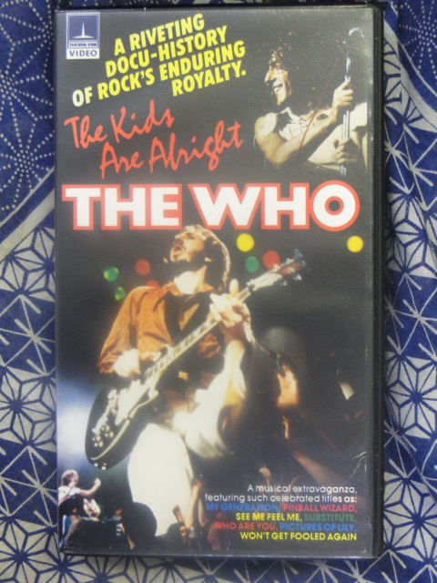 ザ・フー ザ・キッズ・アー・オールライト　THE WHO THE KIDS ARE ALRIGHT ビデオテープ 　VHS★_画像1