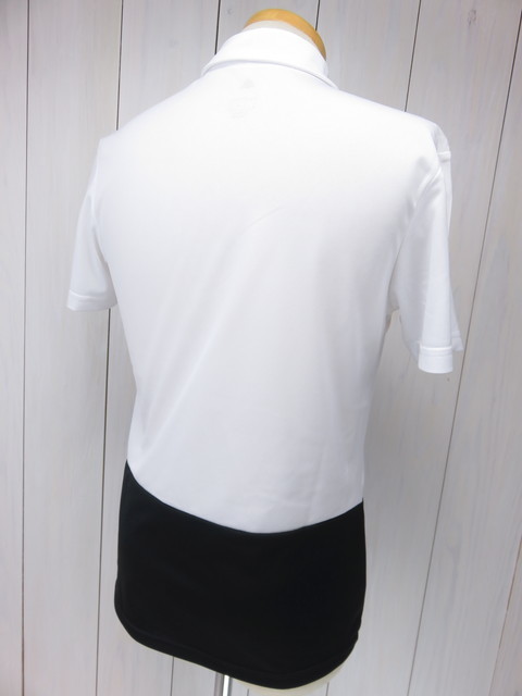  прекрасный товар adidas Adidas рубашка-поло с коротким рукавом белый чёрный L