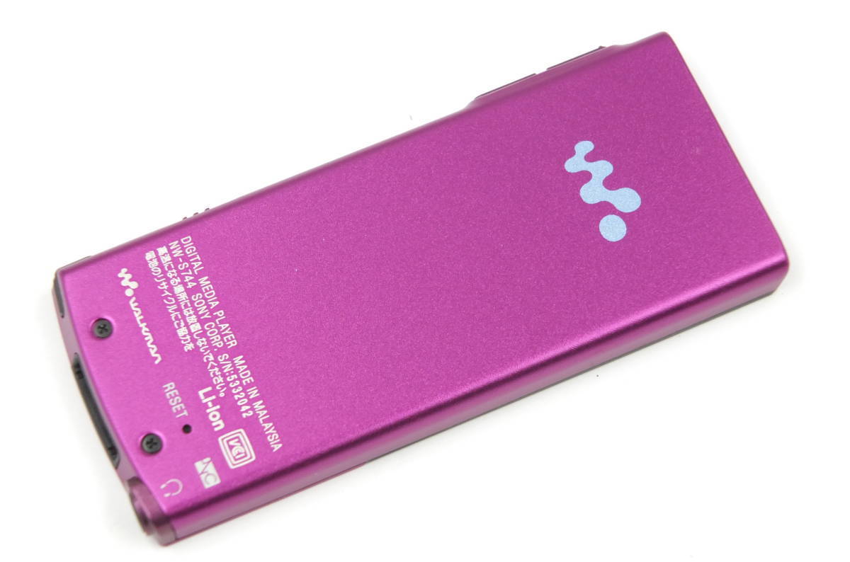 【z12246】SONY ソニー WALKMAN ウォークマン DIGITAL MEDIA PLAYER NW-S744 動作品 中古 初期化済 全国一律300円_画像3