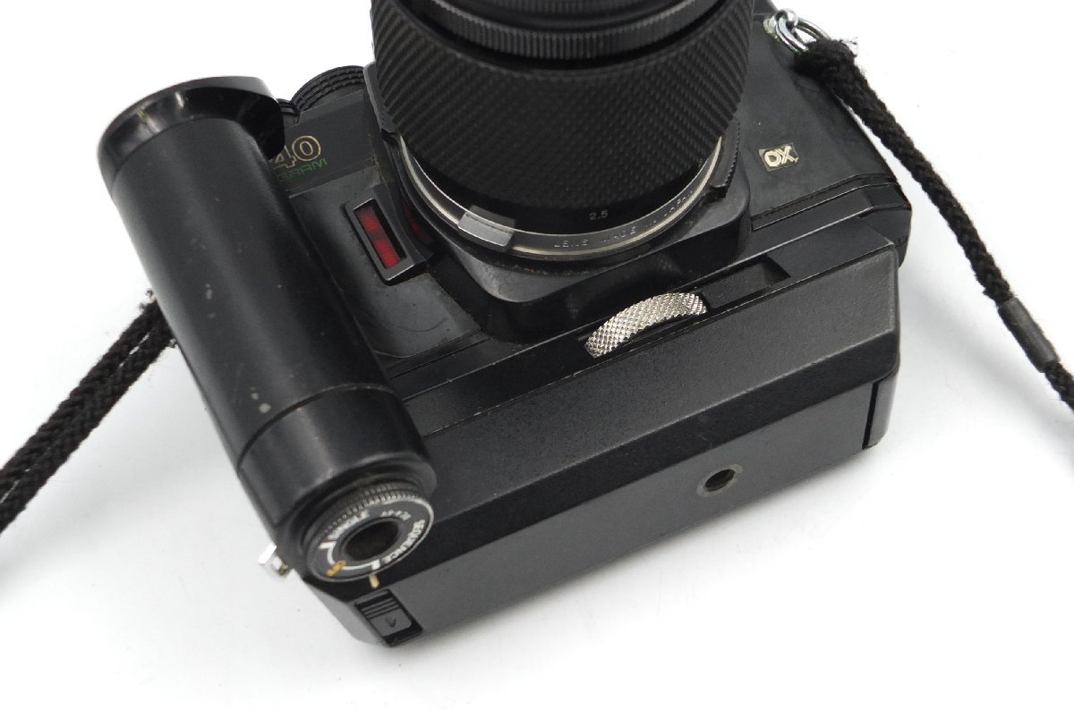 【z15151】OLYMPUS オリンパス OM40 PROGRAM DX フィルムカメラ レンズ ZUIKO MC AUTO-T 1:4 f=200mm ブラック 格安スタート_画像9