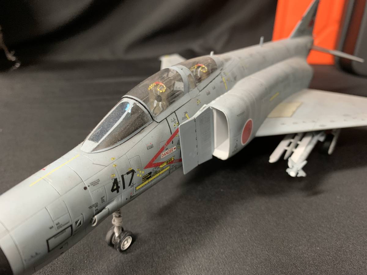 【完成塗装模型】ハセガワ 1/48 日本航空自衛隊 戦闘機 F-4EJ改 スーパーファントム /ワンピースキャノピー プラモデル PT7