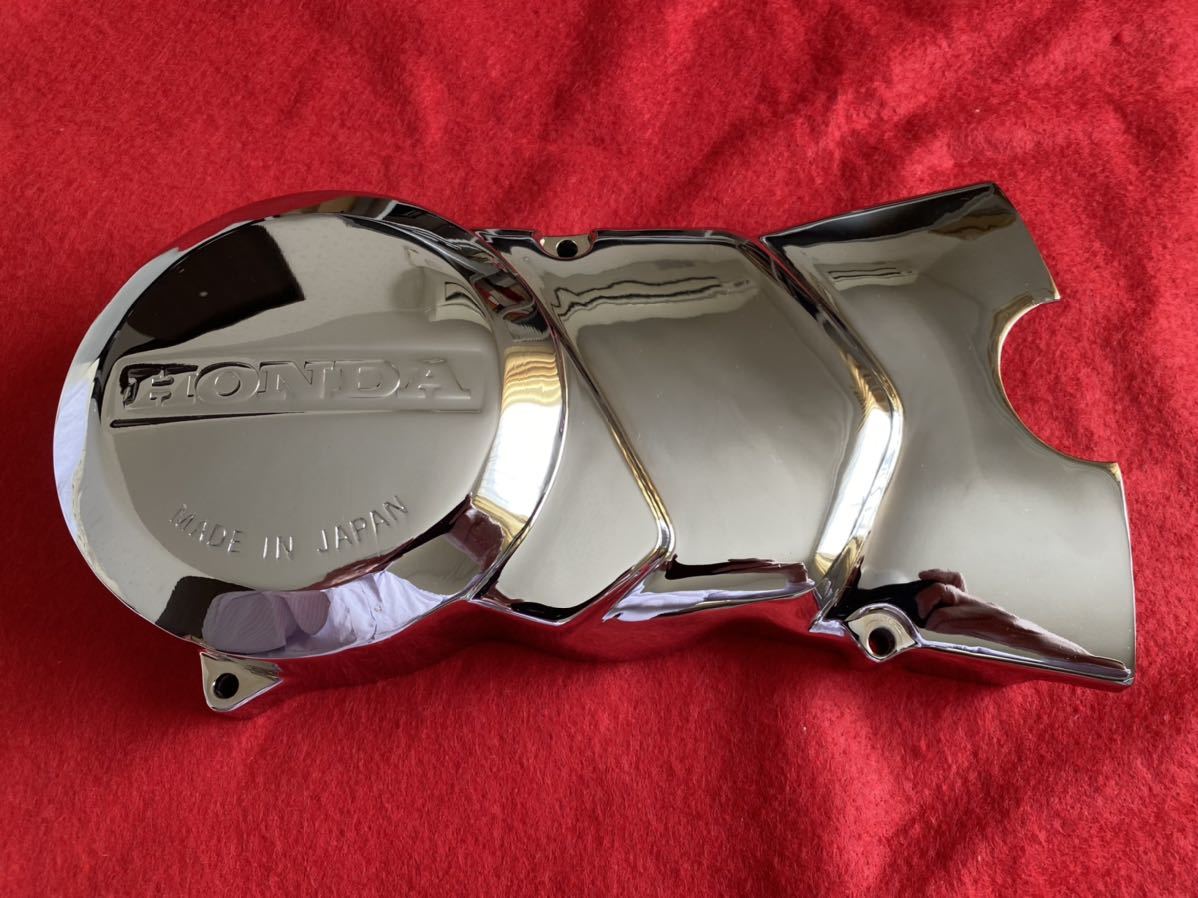 ホンダ純正品 ジェネレーターカバー メッキ クルクル カブ モンキー