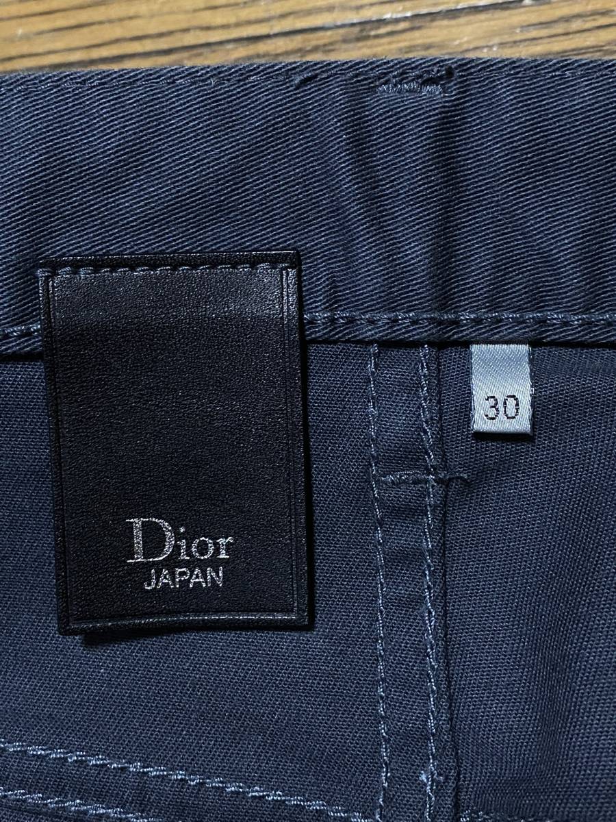 Dior homme ディオールオム 163D006A3315 ボタンフライ ストレッチ デニム パンツ 日本製 グレー 30 　 BJBB.E_画像8