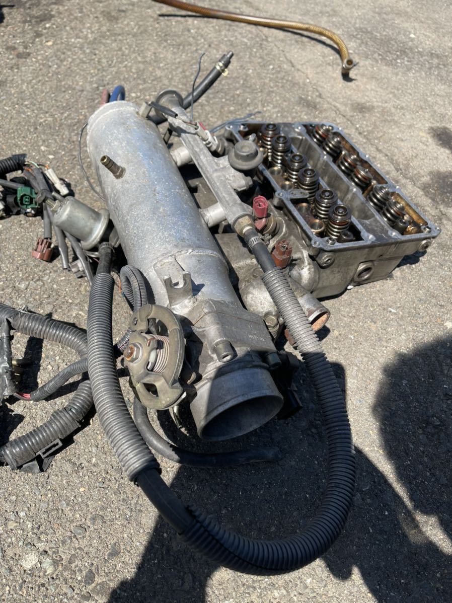 スズキ F6A エンジンヘッド 大型サージタンク インジェクター550cc