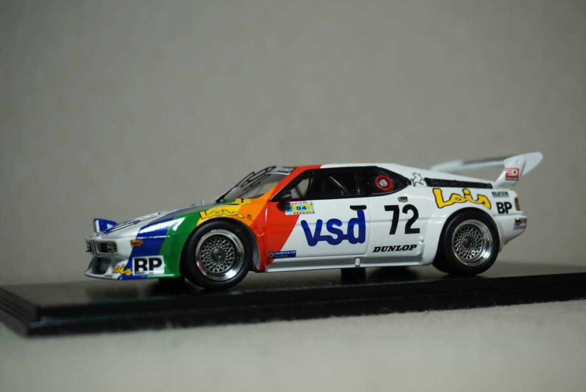 1/43 ルマン spark BMW M1 #72 1981 Le Mans 24h Gr.4 グループ4 ZOL AUTO VSD プロカ― GT