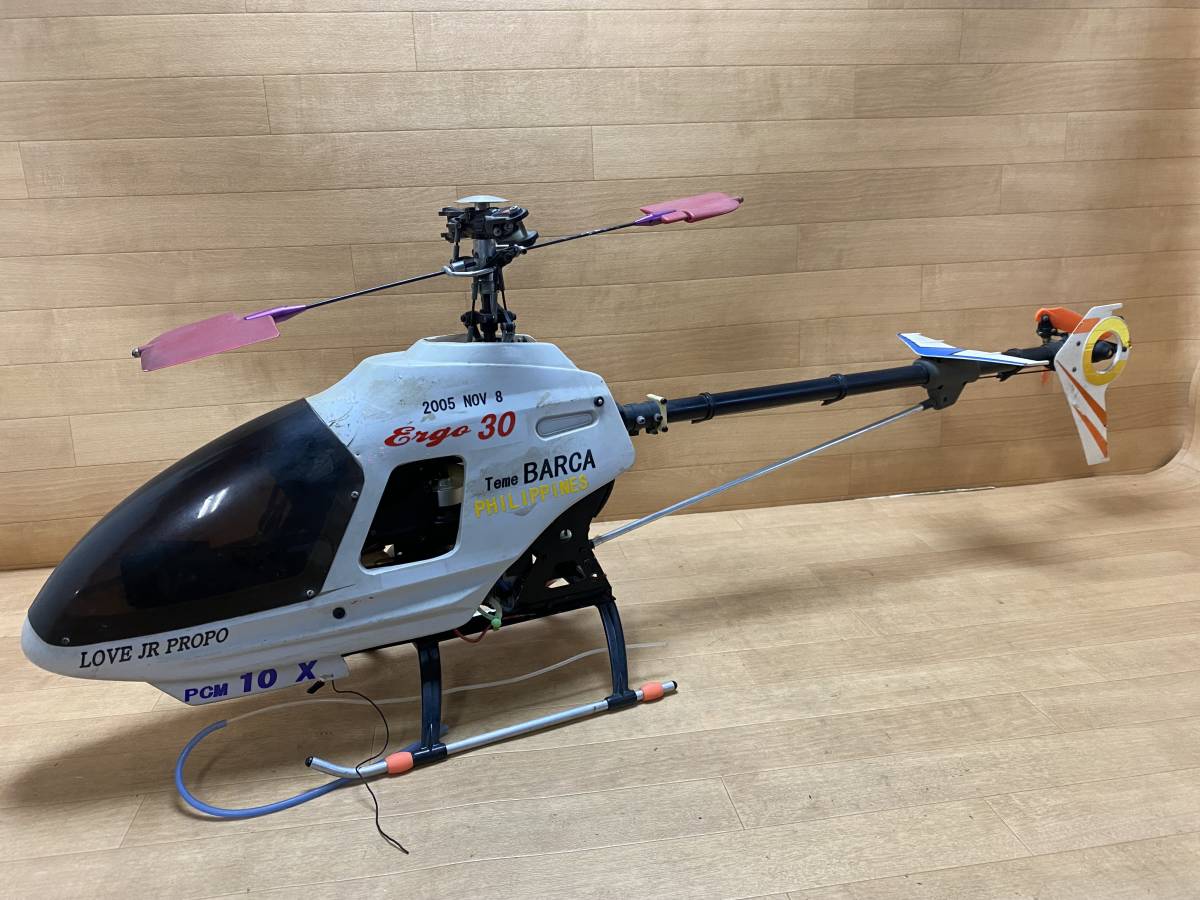 ヤフオク! - JR PROPO エルゴ30 ラジコン ヘリコプター 完成...