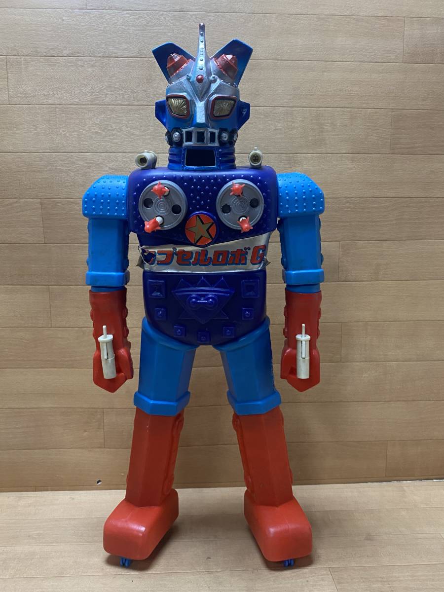 当時物 中嶋製作所 アストロミュー5 カプセルロボG ソフビ ミサイル