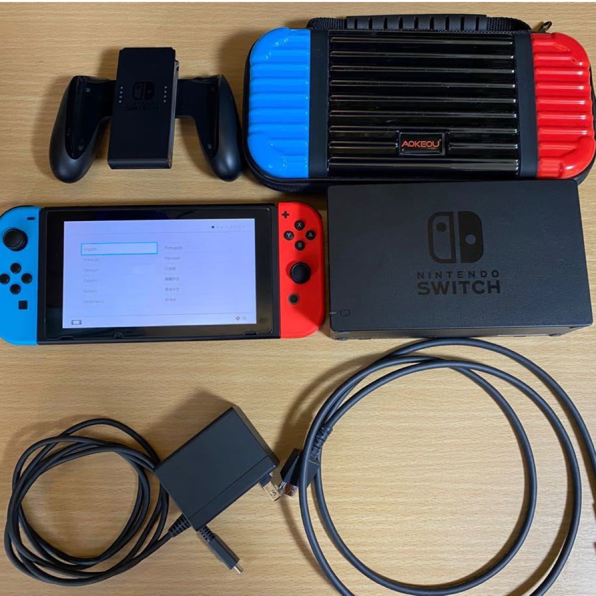 Nintendo Switch 本体 (ニンテンドースイッチ) Joy-Con(L) ネオンブルー/(R) ネオンレッド