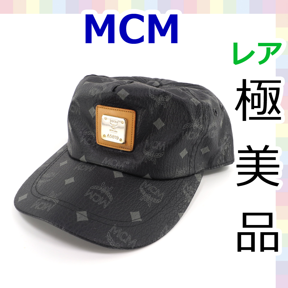 Yahoo!オークション - 【極美品】MCM エムシーエム レザー キャップ