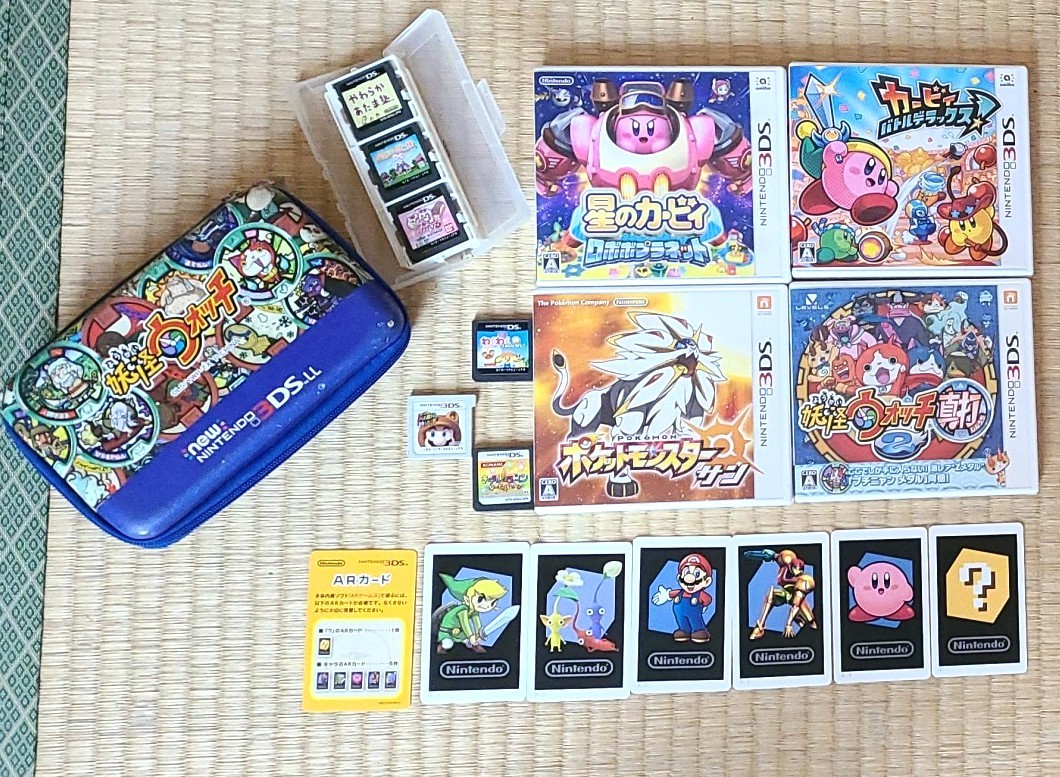 任天堂　Nintendo　DS&3DS　ソフト10枚セット(ARカード、3DSケース付き) ソフト 任天堂 