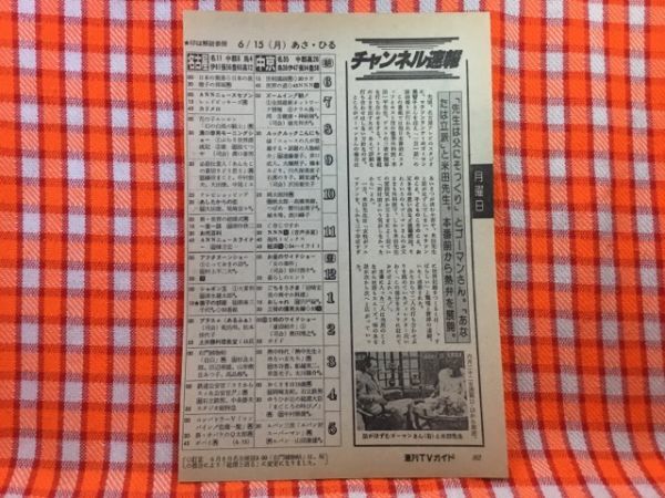 CN23373◆切抜き◇峰竜太亜湖ゴーマン美智子米田一平◇西部警察・危険な女・一芸一話_画像2