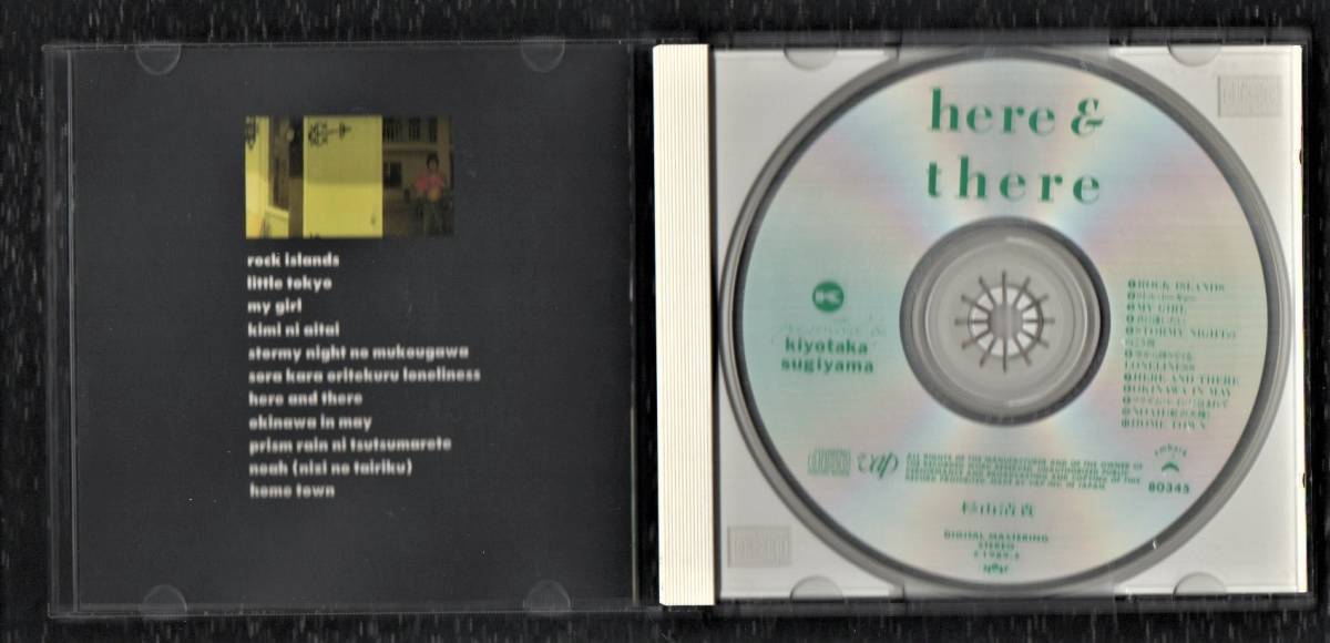 ∇ 杉山清貴 1989年 CD/ヒアーアンドゼアー here&there/ロック・アイランズ プリズム・レインに包まれて 他全11曲入/きゅうてぃぱんちょす_画像5