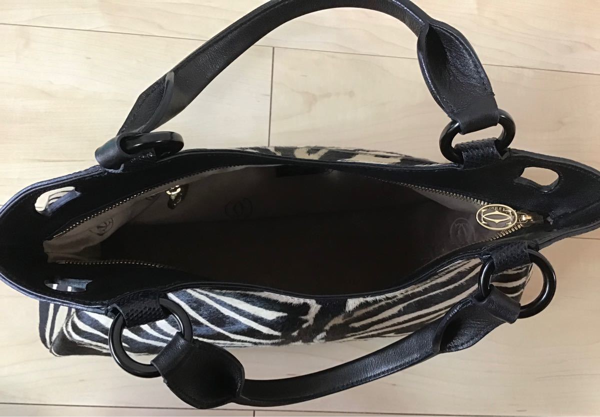 CARTIER マルチェロ ドゥ カルティエ SM L1000832 ハンドバッグ レザー