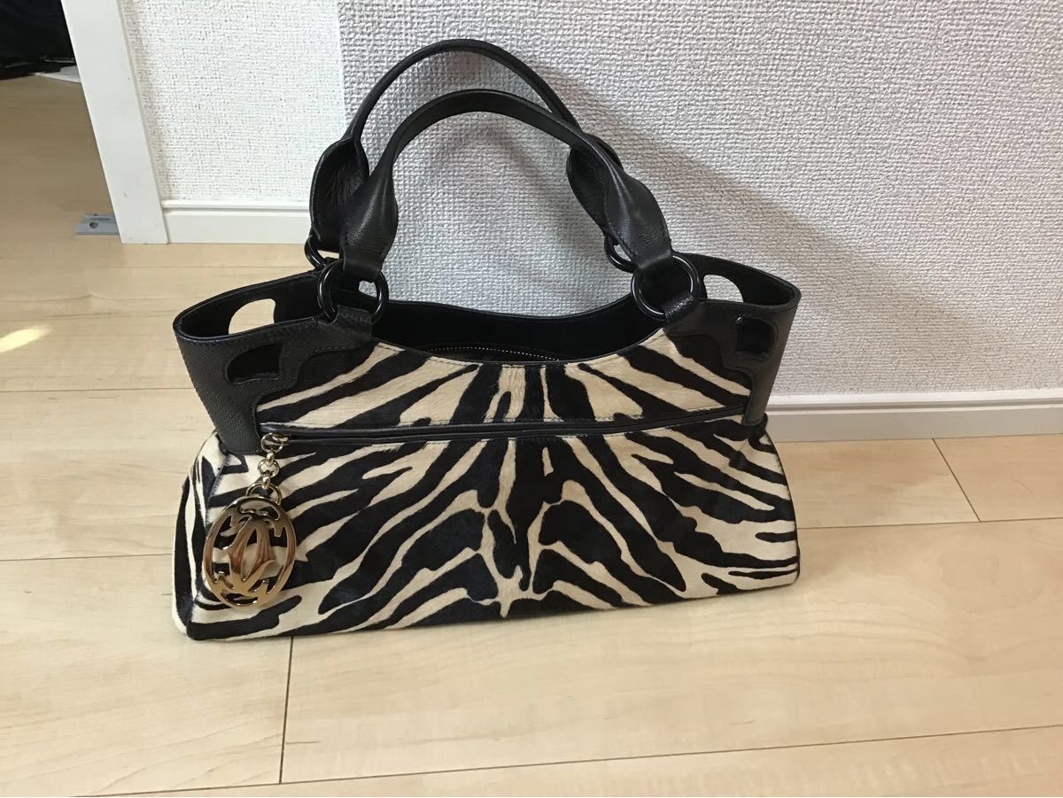CARTIER マルチェロ ドゥ カルティエ SM L1000832 ハンドバッグ レザー