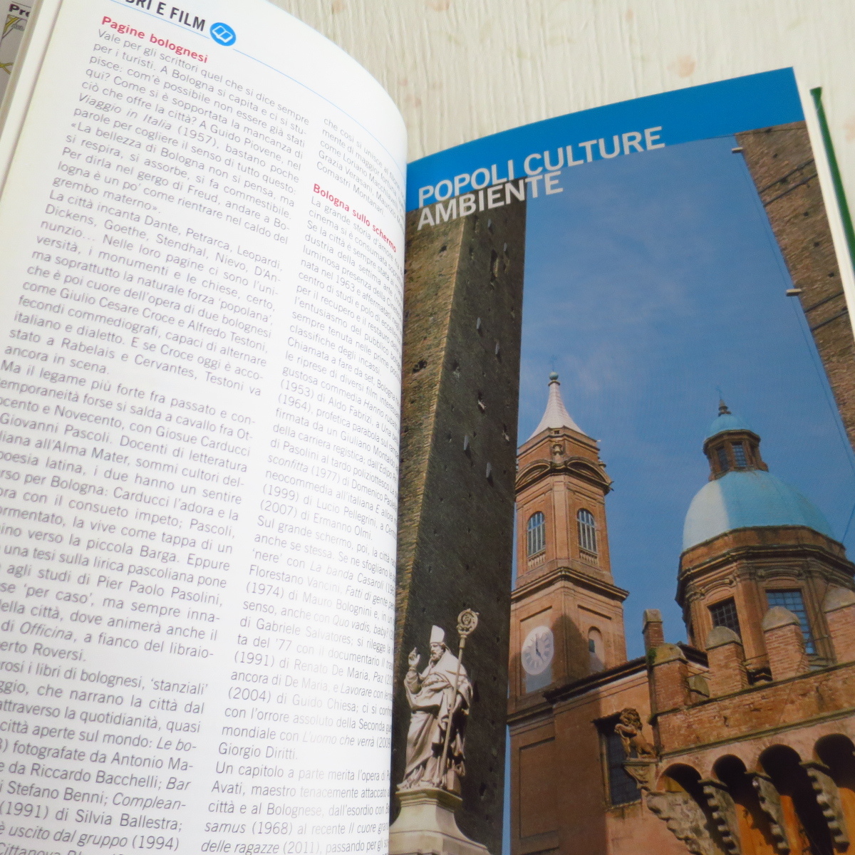 イタリア語　ガイドブック【Bologna】イタリア旅行　ボローニャ　イタリア語学習　ツーリングクラブイタリアーノ