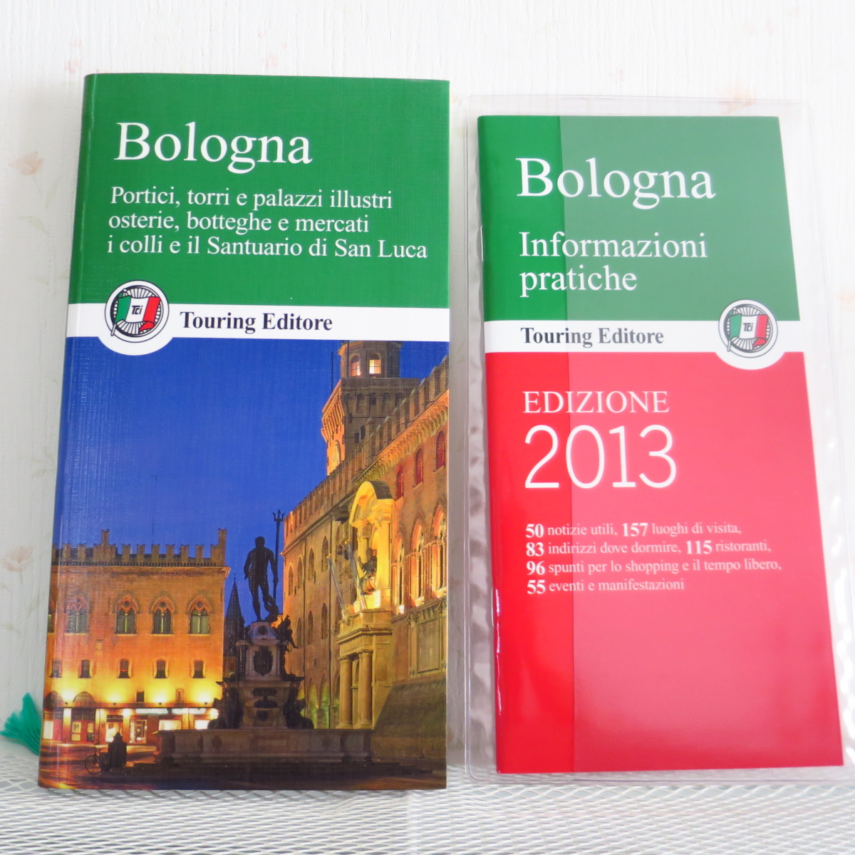 イタリア語　ガイドブック【Bologna】イタリア旅行　ボローニャ　イタリア語学習　ツーリングクラブイタリアーノ