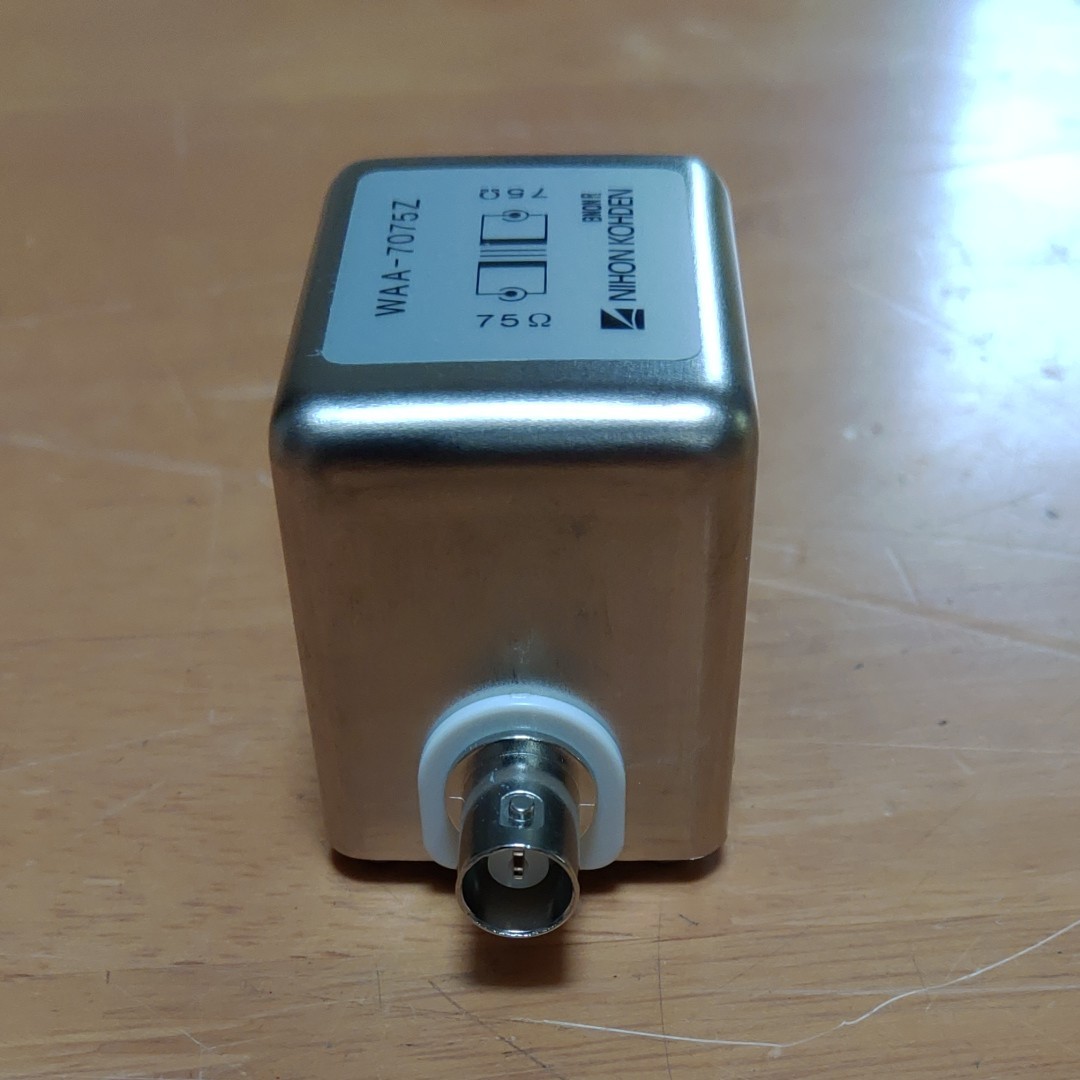 未使用】日本光電 ビデオトランス WAA-7075Z 75Ω 75Ω|Yahoo 未使用】日本光電 ビデオトランス WAA-7075Z 75Ω 75Ω|Yahoo