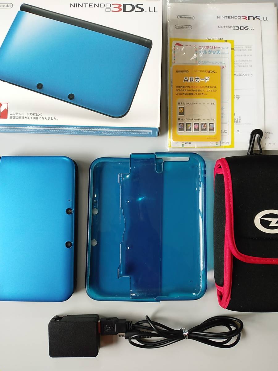 特価商品 NINTENDO 3DS LL color :ブルー×ブラック 本体 SDカード
