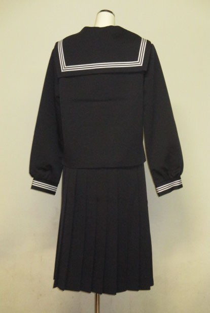 富士ヨット 冬セーラー服セット(本格的)18B 超大きいサイズ セーラー服