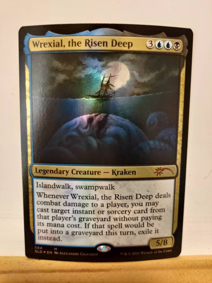 ◆MTG　目覚めし深海、レクシャル/Wrexial, the Risen Deep　Secret Lair【FOIL】英語1枚_画像1